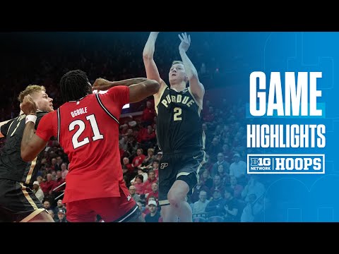 Purdue at Rutgers | HIGHLIGHTS | Big Ten Basketball | 01/09/2025