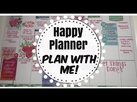 Happy Planner PLAN WITH ME | May 12-18, 2019 | JoAnn Mega Sticker Book