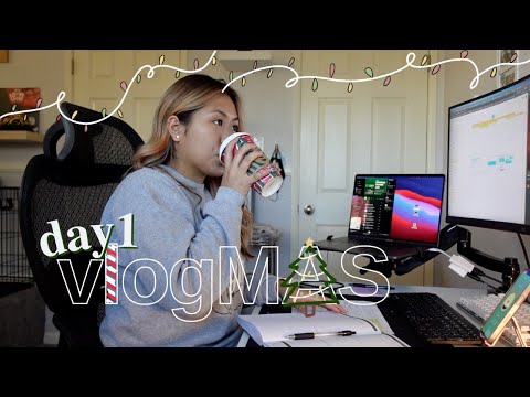 productive vlog | how i curl my hair, simple skincare routine, journaling, unboxing new gaming mouse