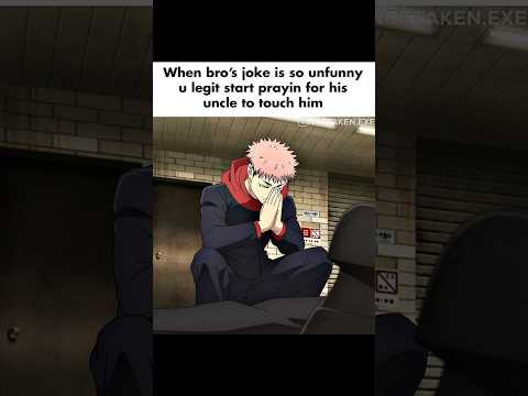 Don’t be unfunny around me bro #jjk#jjkedit#jujutsukaisen#itadori#itadoriyuuji