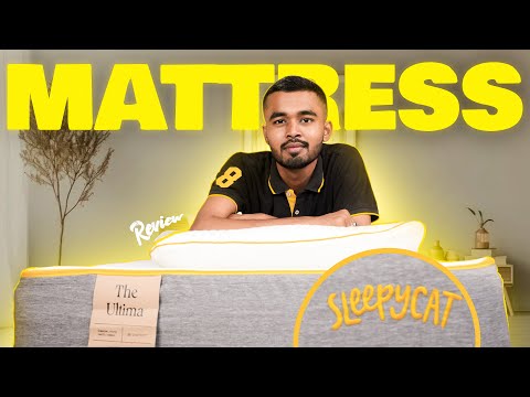 This Mattress will keep you 4 Degree 🥶 Cooler  - SleepyCat Ultima Mattress Review -Goodbye Backpain