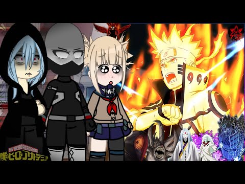 MHA/BNHA League of Villains react to Naruto