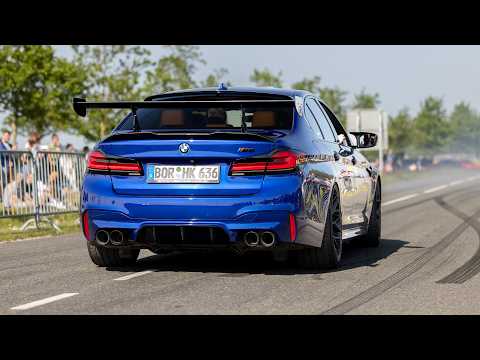 Cars Leaving a Car Meet!