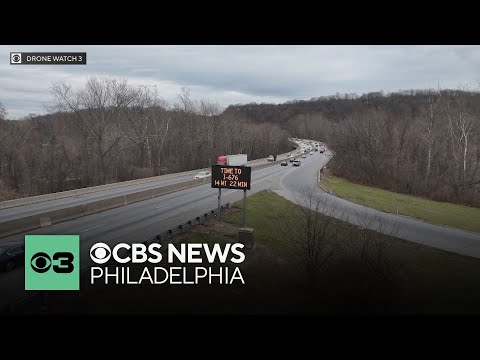 Variable speed limit signs are among the technology improving safety on I-76 in Philadelphia