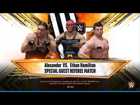 WWE 2K24 AWA Wrestling: Alexander vs Ethan. Special guest refaree (Glen)