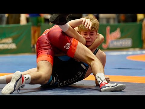 Arshavir Darakhshanifara (FIN) vs Uku Nugis (EST) 65kg. Mens freestyle wrestling.