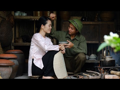 HAPPY HUSBANDS AND WIVES | TOGETHER MAKE A GATE FROM BAMBOO GROWING TOMATO | MAI NHA TRANH