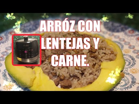 ARROZ CON CARNE Y LENTEJAS MULTICHEF #IMUSA