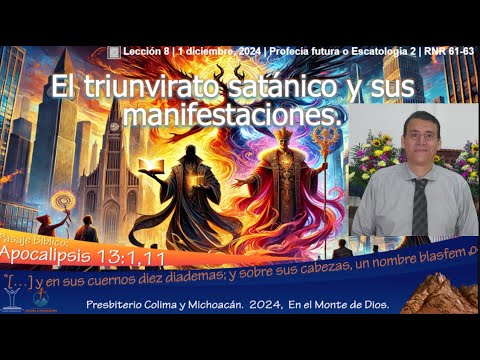 Escuela Dominical: El triunvirato satánico y sus manifestaciones. Hno. Hernán Juárez Padilla.