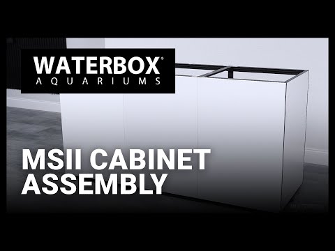 Assembling The MSII Waterbox Cabinet