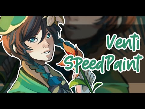 Venti Genshin Impact [Speedpaint] - Xumry