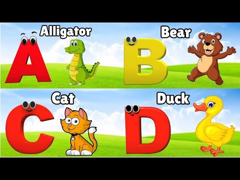 Alphabet Animals Song | Learn the ABC Alphabet Animals Song for Kids | ABC Alphabet Phonics Song