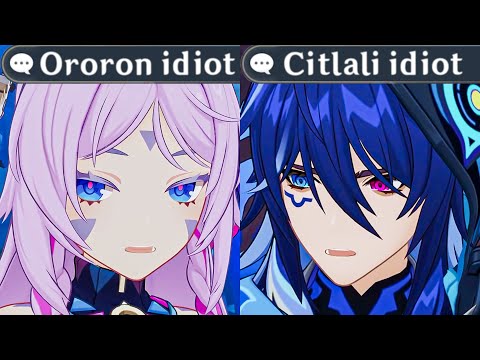 CHOOSE WISELY!! CITLALI VS ORORON Extra Dialogues Cutscene Genshin Impact Story 5.2 | CITLALI EVENT