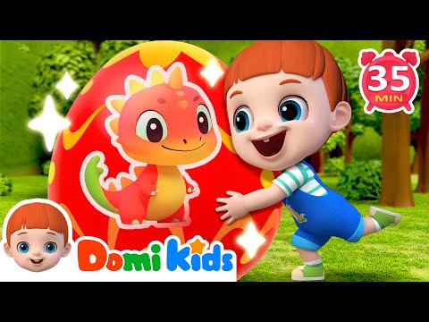 Surprise Dino Egg Song | Dinosaur Songs | Nursery Rhymes & Kids Songs - Domi Kids