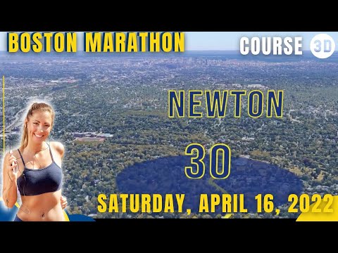 Boston Marathon 2023 - Course 3D