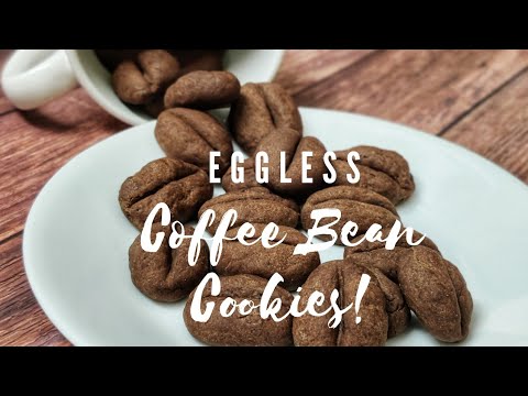 Eggless Coffee Bean Cookies!