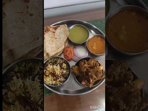 Kolhapur special non veg😋😋 # Sunday specia non veg thali #viral #ytshort # thali #sarika