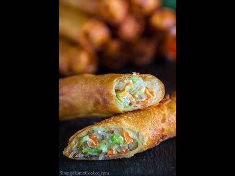 Crispy Spring Rolls (Freezer Friendly)