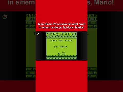 Super Mario Land – Also diese Prinzessin ist wohl auch in einem anderen Schloss, Mario!