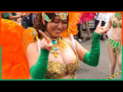 4K 美人女子大生 サンバカーニバル Samba ウニアン 肉フェス お台場 삼바 ‎سام 桑巴舞 सांबा แซมบ้า 2024