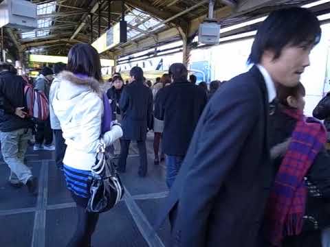 2009 原宿駅から中野駅まで 新宿駅での乗り換え 山手線と中央線 091218 LCNE