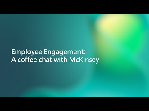 Employee Engagement   A coffee chat with McKinsey (social media ready)