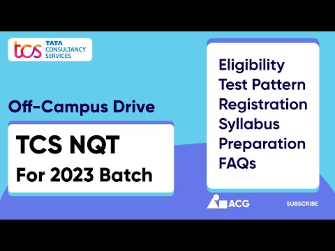 TCS NQT 2023 Off Campus Drive | Registration Process [ Step by Step ] | How to Register for TCS NQT?