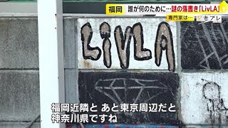 福岡が発祥？ 謎の落書き『ＬｉｖＬＡ』を追跡　誰が何のために…　専門家「何かしらの活動を始めたのでは」　／　（2024/11/14   OA）