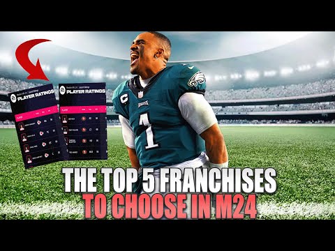 The TOP 5 Teams to Choose in Madden 24 Franchise Mode