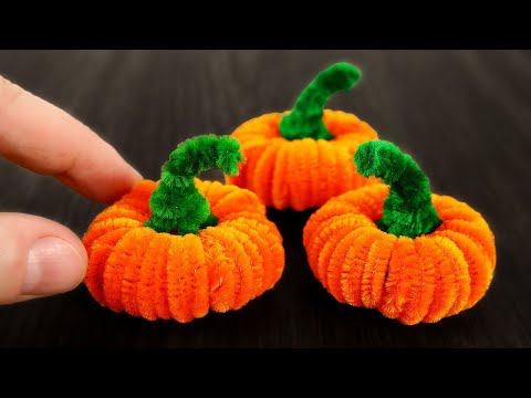 DIY Pipe Cleaner Pumpkin