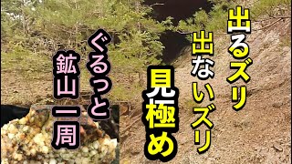 鉱物採集　ぐるっと鉱山一周　出るズリ・出ないズリ