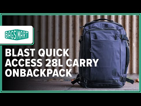 BAGSMART Blast Quick Access 28L Carry On Travel Backpack Review (2 Weeks of Use)