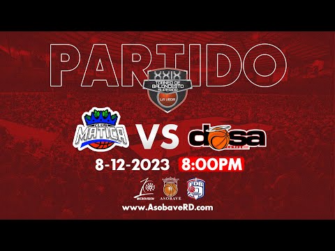 PARTIDO TBS LA VEGA: MATICA VS DOSA | 8-12-2023