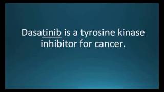 How to pronounce dasatinib (Sprycel) (Memorizing Pharmacology Video Flashcard)