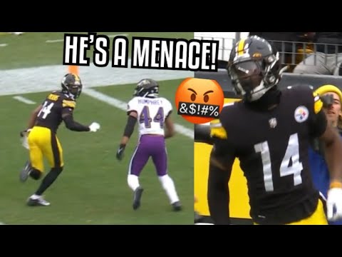 George Pickens Vs Marlon Humphrey 🤬 ‘PHYSICAL!’ (WR Vs CB) Ravens Vs Steelers 2022 highlights