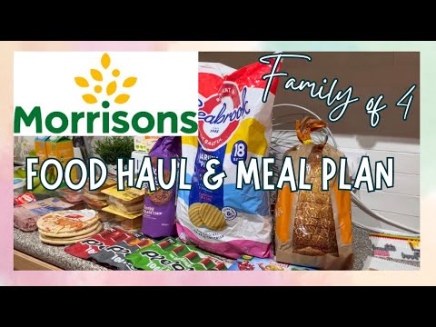 MORRISONS FOOD HAUL & MEAL PLAN | GROCERY HAUL UK