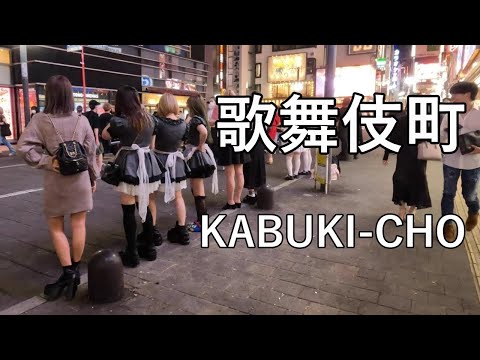 【Night walking】日本一の繁華街、新宿歌舞伎町を夜に散歩 Walking in KABUKI-CHO, SHINJUKU of Tokyo, busiest downtown area