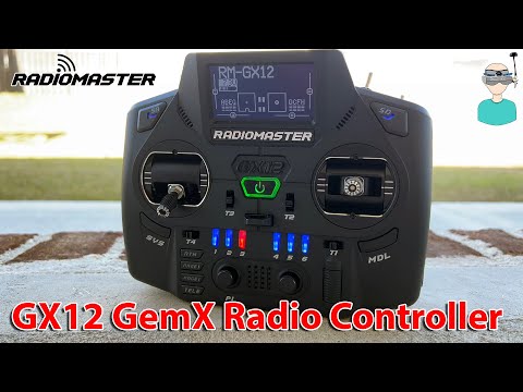 RadioMaster GX12 Gem-X Radio Controller Hands On Review