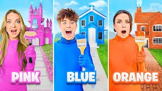 ONE COLORED HOUSE CHALLENGE!!