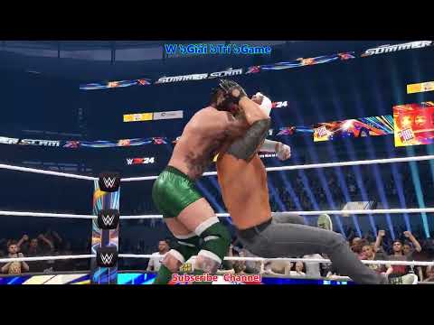 WWE 2K24 DEXTER LUMIS VS. POST MALONE #2024 #sports #wrestlemania