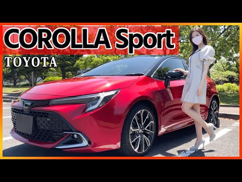 [TOYOTA COROLLA SPORT] Japanese Girl Introduces the Interior and Exterior in Detail