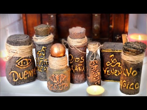 Halloween Decoration - Decorate your jars as a witch