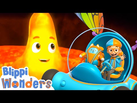 Blippi meets Maggie the Magma Monster ! | Blippi Wonders Educational Videos for Kids