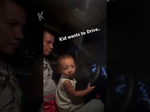 KIDS DRIVING THE CAR I SAFE OR NOT I HE ENJOY THE POSITION #share  #viral  #drive  #kid #fun  #like