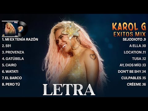 Karol G Mix Exitos 2024 - Grandes Exitos De Karol G - Canciones de Karol G - Mix Reggaeton 2024