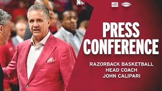 Press Conference: Head Coach John Calipari Oakland | RAZORBACK BASKETBALL