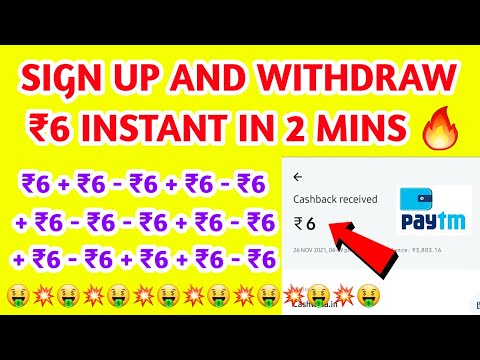 Sign up and withdraw ₹6 instant free paytm cash | New money making apps malayalam 2021 | earn money