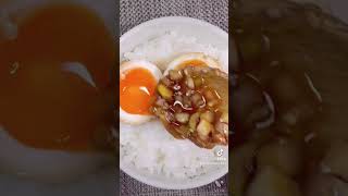 tiktok700万再生！韓国でマヤクタマゴと言われている病みつき卵を作ります🥚味付け卵　#short #shorts #ご飯のお供