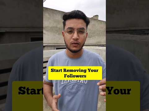 Start Removing Followers #youtubeshorts #instagram