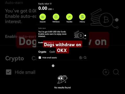 How to check dogs withdraw on okx | dogs withdraw received on OKX exchange #dogswithdrawal #dogs